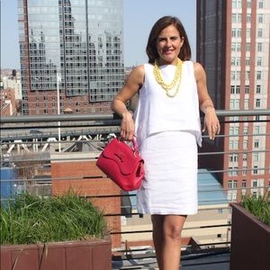 J Jill Tiered Linen Dress